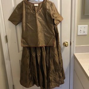 COPY - Bronze/Gold Lehenga Set